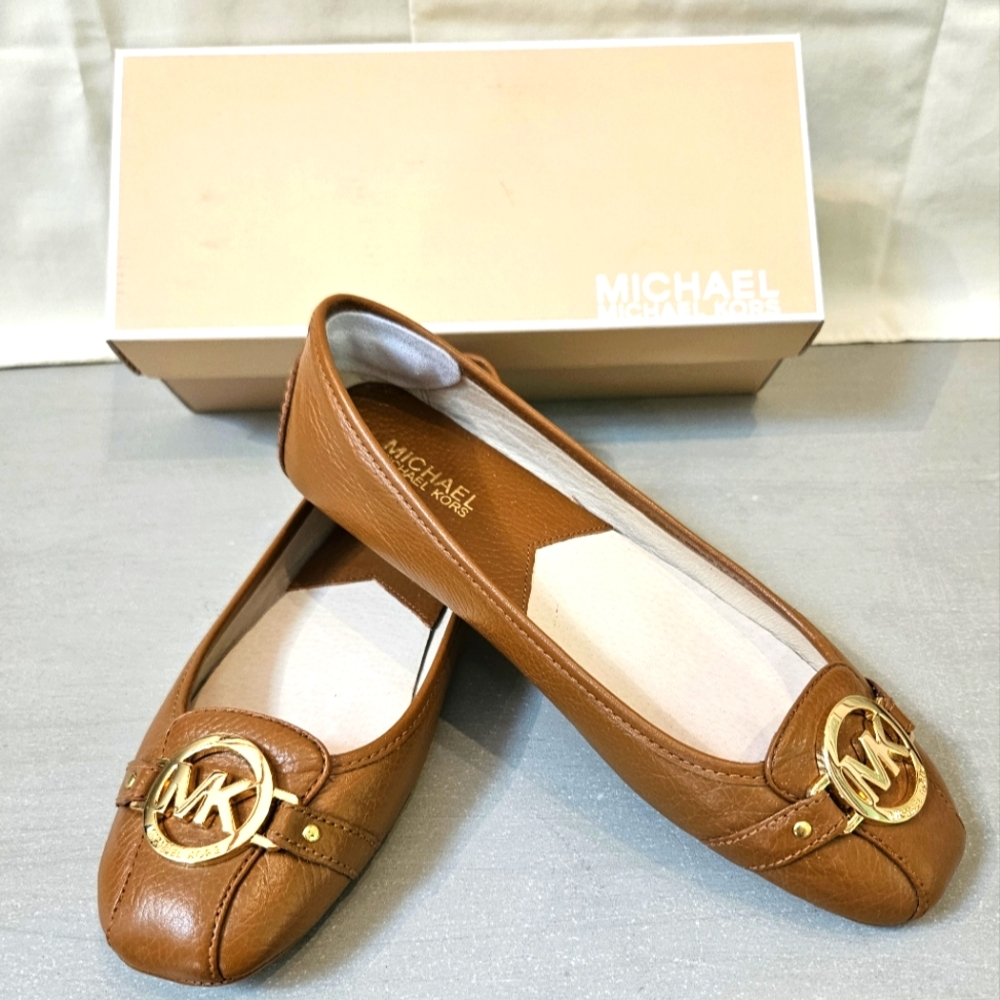 Michael Kors Fulton Luggage Moccasin Flats